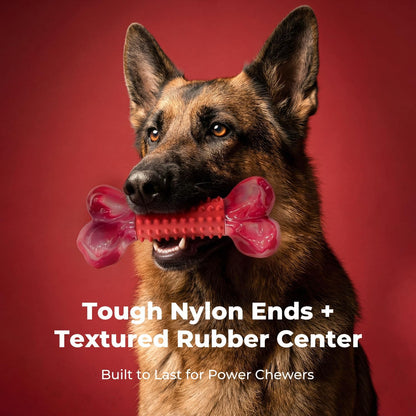 🐶Indestructible Dog Chew Toy for Aggressive Chewers Beef Flavor