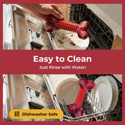 🐶Indestructible Dog Chew Toy for Aggressive Chewers Beef Flavor