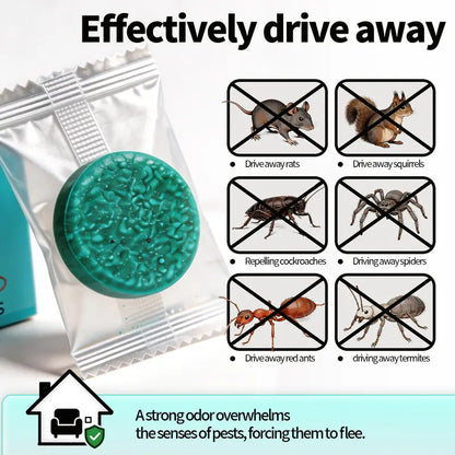 Natural Peppermint Odor Fumigant Tablets: Clear Your Home of Pests with Strong Scent