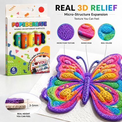 Save 50% by ordering today丨3D Relief Art Pen – Turn Flat Drawings Into Touchable 3D Art💏
