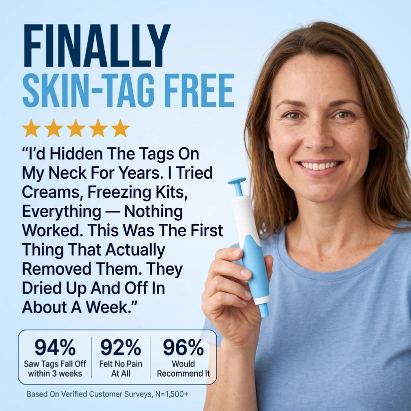 7-Days Skin Tag Care Kit A simple at-home solution for small skin tags — no creams, no complicated steps.