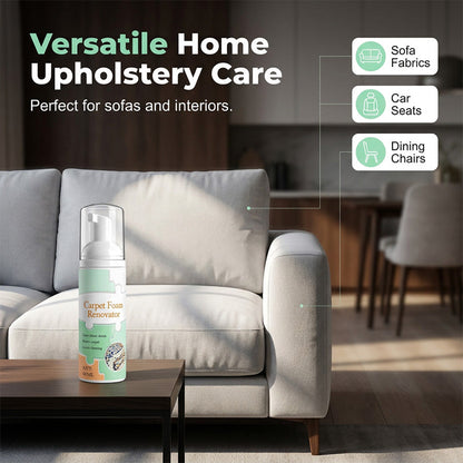 🔥Limited Time Promotion 50% OFF🔥Waterless Carpet Foam Stain Remover with Towel（1）