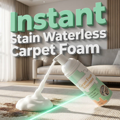 🔥Limited Time Promotion 50% OFF🔥Waterless Carpet Foam Stain Remover with Towel（1）